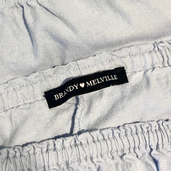 Brandy light blue Maura Off the Shoulder Top - Picture 2 of 2